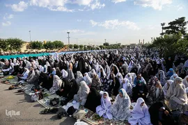 نماز عید سعید فطر در جوار سیدالکریم (ع)