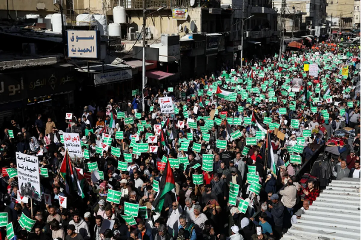 Pro-Palestine Rallies in Jordan, Yemen Continue amid Renewed Israeli War on Gaza