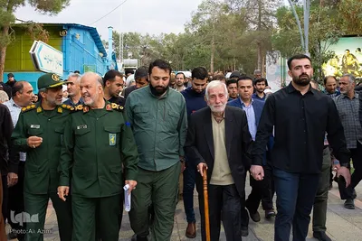 بزرگداشت هفتمین روز خاکسپاری شهید نیلفروشان در اصفهان