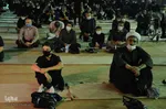 مراسم عزاداری شب سوم محرم در محوطه باز مصلی تبریز