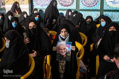 مراسم دومین سالگرد شهادت سردار قاسم سلیمانی در قزوین‎‎
