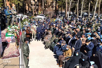 مراسم تشییع پیکر مطهر شهید سرهنگ دوم خلبان «صادق فلاحی» در شیراز‎‎