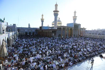 اقامه نماز عید قربان در کاظمین