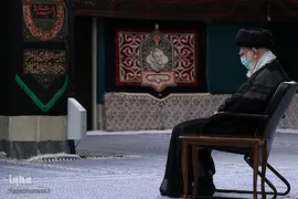 آخرین شب عزاداری حضرت اباعبدالله الحسین (ع) با حضور رهبر انقلاب اسلامی در حسینیه امام خمینی (ره)