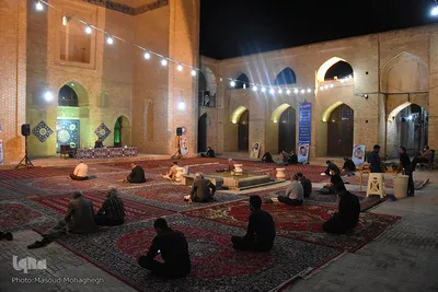 مراسم احیاء شب نوزدهم رمضان - مسجد جامع سمنان