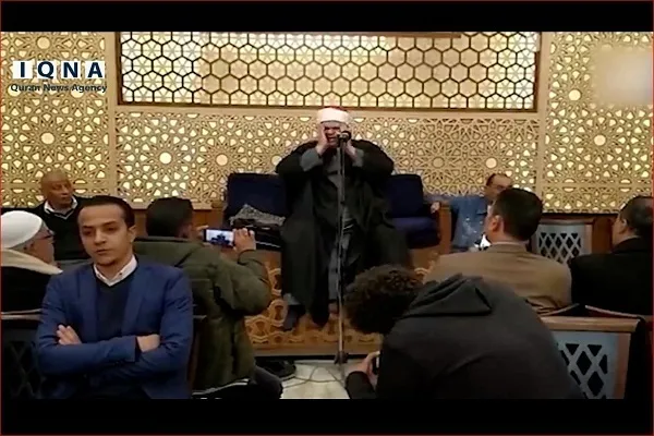Abdul Basit’in oğlunun anma töreninde Sıddık Minşavi’nin Kur’an tilaveti + video