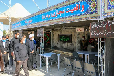 آماده سازی مواکب در بین‌الحرمین شیراز جهت مراسم اربعین