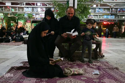 شب 23 ماه مبارک رمضان در گلزار شهدای قم