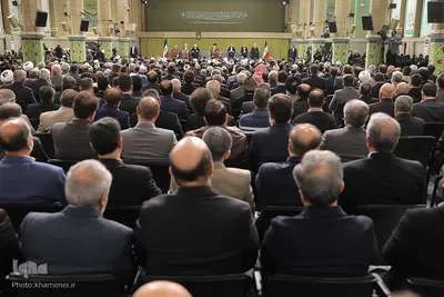 دیدار مسئولان نظام و سفرای کشورهای اسلامی با رهبر معظم انقلاب اسلامی