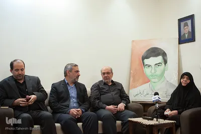 دیدار هفتگی جامعه قرآنی با خانواده طلبه شهید سیدعلی‌اکبر فاطمی نیری

