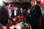 استقبال از پیکر شهدای گمنام در شهرکرد‎