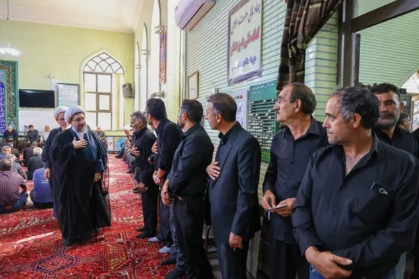 مراسم شام غریبان شهدای مدافعین امنیت