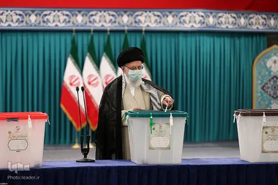 حضور رهبر معظم انقلاب در انتخابات ۱۴۰۰