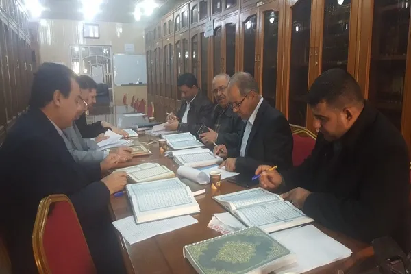 إجتماع للجان مشروع خط المصحف بأنامل عراقية