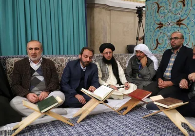 دیدار شرکت کنندگان در مسابقات بین‌المللی قرآن با رهبر معظم انقلاب
