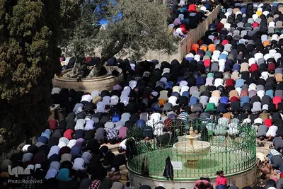 اولین نماز جمعه مسجدالاقصی در ماه مبارک رمضان