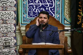 مراسم ترحیم قاری و مداح اهل بیت مصطفی طالبی پور