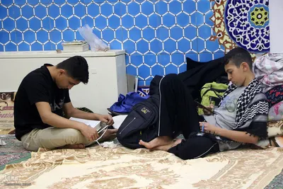 مراسم اعتکاف در مسجد ملااسماعیل یزد