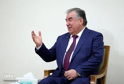دیدار رئیس جمهور تاجیکستان و هیئت‌ همراه‌ با رهبر معظم انقلاب