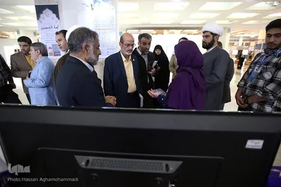 بازدید حسن مسلمی نایینی، رییس جهاد دانشگاهی از نمایشگاه بین المللی قرآن کریم