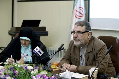 اسدالله سلیمانی، مدیرعامل انجمن حجاب و عفاف در نشست خبری رویداد عفاف و حجاب اسلامی ایرانی سما