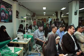 مراسم افتتاحیه کارگاه های دوخت لباس شیرخوارگان حسینی