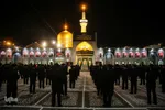 مراسم خطبه خوانی شب شهادت امام رضا(ع) در حرم رضوی‎
