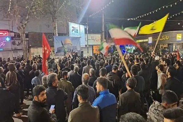 اجتماع مردم مازندران در محکومیت جنایات اخیر اسرائیل