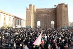اجرای سرود سلام فرمانده به زبان ترکی و فارسی در تبریز