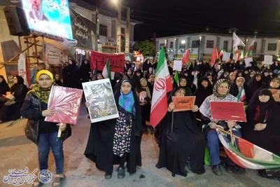 نود و هشتمین اجتماع شبانه مردم ولایتمدار شهرستان بابلسر