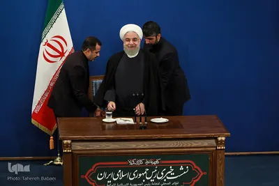 نشست خبری حجت‌الاسلام والمسلمین حسن روحانی، رئیس جمهور