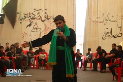 تعزیه شهادت امام رضا(ع) در خمینی‌شهر
