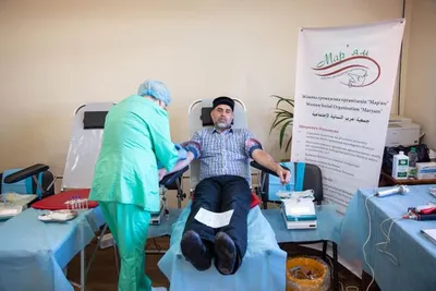 Muslime spenden Blut