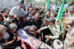 تشییع پیکر شهید علی‌اکبر معصومی‌نژاد در اراک/عکاس:طاها نظیری