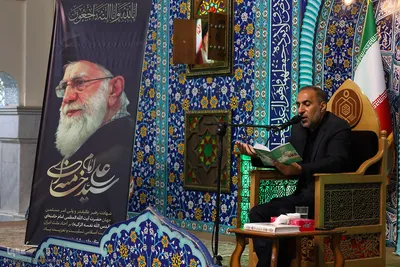 احیای شب نوزدهم ماه رمضان در امامزاده سیدمحمد(ع) خمینی‌شهر