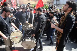 مراسم تشییع پیکر شهید محسن حججی در تهران