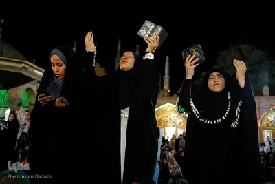 مراسم شب بیست‌ویکم ماه مبارک رمضان در قزوین