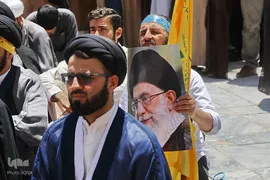 اجتماع حوزویان در محکومیت جنایات رژیم صهیونیستی