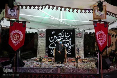مراسم عزاداری محرم در حرم علی ابن حمزه(ع) شیراز
