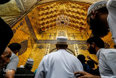 حرم حضرت علی(ع) میعادگاه راهپیمایان اربعین حسینی