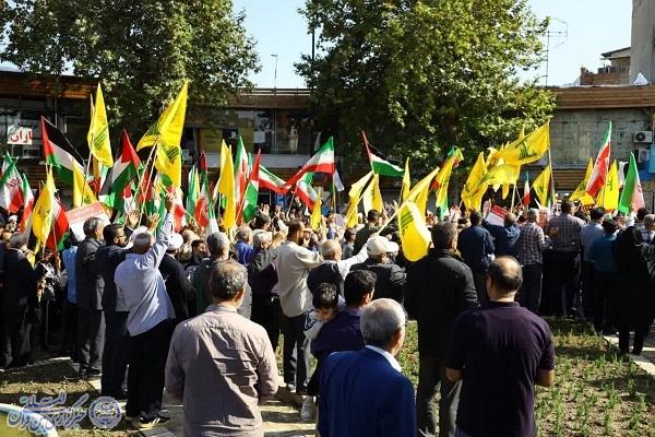 راهپیمایی ضد صهیونستی دیار علویان ساری