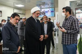 بازدید حجت‌الاسلام والمسلمین حاج ابوالقاسم دولابی از ایکنا 