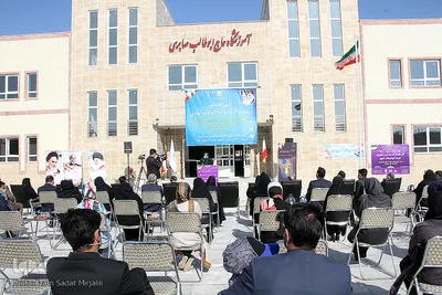 افتتاح مدرسه خیری و کلنگ زنی اولین مدرسه پویش ملی «من مادرم» در یزد‎