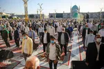 نماز عید فطر در حرم مطهر رضوی
