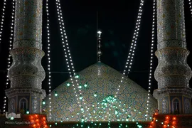  حرم مطهر و نورانی کریمه اهل بیت(ع)، حضرت فاطمه معصومه(س) در شهر مقدس قم