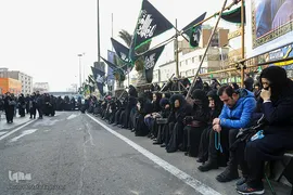اجتماع عزاداران فاطمی در میدان هفت تیر تهران