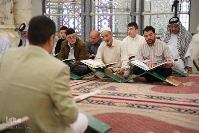 جزءخوانی قرآن در آستان علوی