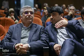عیسی علیزاده، معاون فرهنگی جهاددانشگاهی و حمیدرضا طیبی، رئیس جهاددانشگاهی