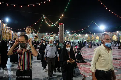 حال و هوای حرم مطهر رضوی در آستانه عید غدیر خم

