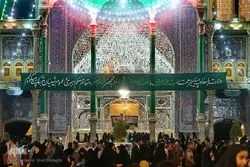 حرم مطهر حضرت معصومه(س)  میں جشن اور زائرین کی حاضری